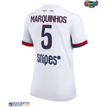 Ženski Nogometni dresi Paris Saint-Germain Marquinhos #5 Gostujoči 2025-26 Kratek Rokav